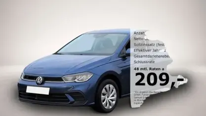 Gebraucht VW Polo Life 95 PS (69 kW) 2025 Blau Kleinwagen