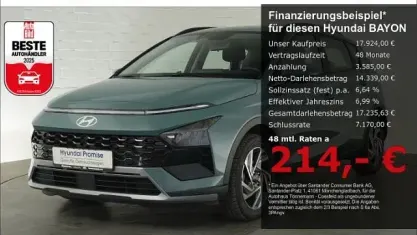 Gebraucht Hyundai Bayon Trend 101 PS (74 kW) 2025 Mangroove green SUV