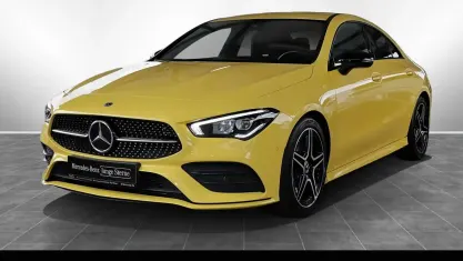 Gebraucht Mercedes CLA200 AMG 163 PS (119 kW) 2022 Sonnengelb uni Coupé