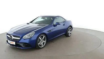 Gebraucht Mercedes SLC300 AMG line 245 PS (180 kW) 2018 Blau Cabrio