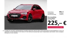 Rot Gebraucht 2024 Audi A3 Sportback S-Line Limousine | 34.922 € (Fairer Preis)