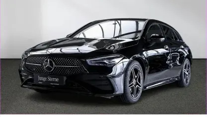 Gebraucht Mercedes CLA200 Shooting Brake AMG 163 PS (119 kW) 2025 Unilack nachtschwarz Kombi