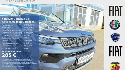 Usata Jeep Compass 131 CV (96 kW) 2024 Blu SUV