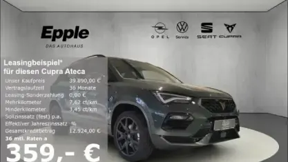 Nowe Cupra Ateca 150 KM (110 kW) 2026 Zielony SUV
