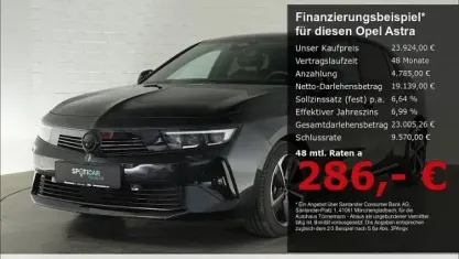 Gebraucht Opel Astra 145 PS (106 kW) 2024 Schwarz Kleinwagen