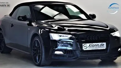 Brugt Audi A5 Cabriolet S-Line 218 HK (160 kW) 2016 Sort Cabriolet
