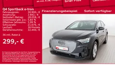 Mythosschwarz metallic Gebraucht 2022 Audi Q4 e-tron SUV | 30.900 € (Fairer Preis)
