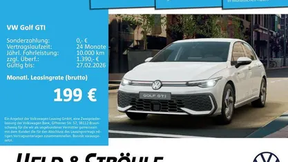 Gebraucht 2026 VW Golf VIII GTI Limousine | 46.250 € (Guter Preis)