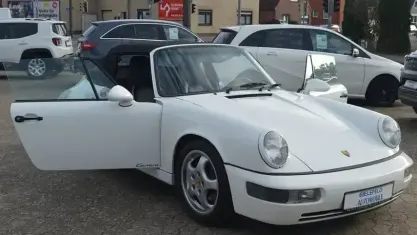Brugt Porsche 911 Carrera 1990 Hvid Cabriolet