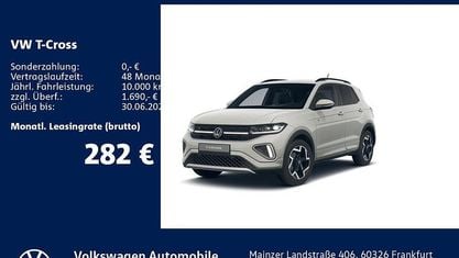 Nowe VW T-Cross R-line 116 KM (85 kW) 2026 Szary SUV