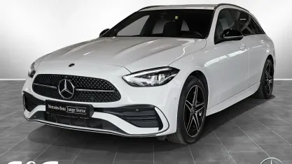 Gebraucht Mercedes C300e AMG 204 PS (150 kW) 2023 Unilack polarweiß Kombi