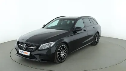 Gebraucht Mercedes C200 AMG line 2019 Schwarz Kombi