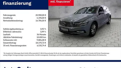 Mondsteingrau Gebraucht 2022 VW Passat Business Kombi | 20.980 € (Guter Preis)