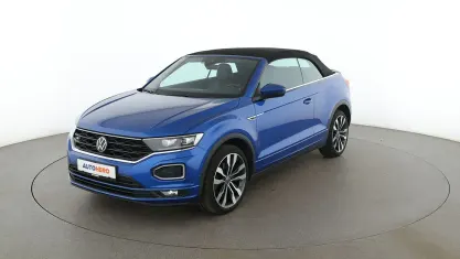 Gebraucht VW T-Roc Cabriolet R-line 150 PS (110 kW) 2021 Blau Cabrio
