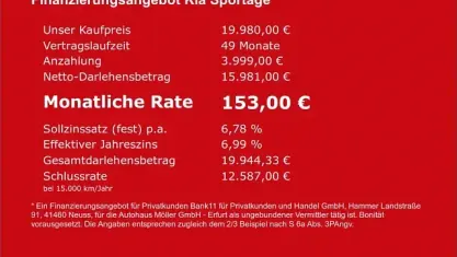 Gebraucht Kia Sportage 177 PS (130 kW) 2021 1k) black pearl (schwarz SUV