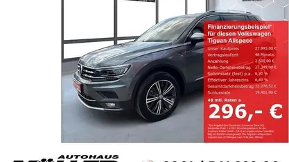 Grau Gebraucht 2018 VW Tiguan Allspace Highline SUV | 27.995 € (Guter Preis)
