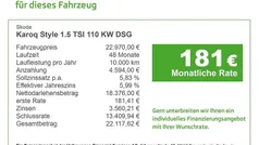 Grau Gebraucht 2021 Skoda Karoq Style SUV | 22.970 € (Superpreis)