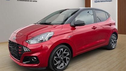 Usata Hyundai i10 N Line 101 CV (74 kW) 2022 Verde Utilitaria