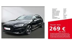 Mythosschwarz metallic Gebraucht 2023 Audi A4 S-Line Kombi | 30.780 € (Guter Preis)