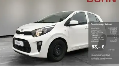 Gebraucht Kia Picanto Edition 7 84 PS (61 kW) 2020 Weiß Kleinwagen