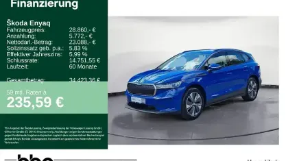 Gebraucht Skoda Enyaq iV 132 kW (180 PS) 2024 Blau SUV