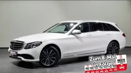 Gebraucht Mercedes C300 Exclusive 245 PS (180 kW) 2019 Weiß, polarweiß Kombi
