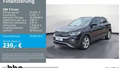 Schwarz Gebraucht 2021 VW T-Cross Style SUV | 20.960 € (Fairer Preis)