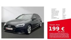 Schwarz Gebraucht 2023 Audi A4 S-Line Kombi | 37.880 € (Fairer Preis)