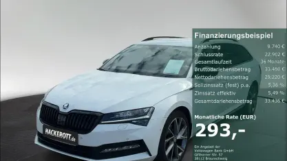 Gebraucht Skoda Superb SportLine 360 PS (264 kW) 2024 Weiss Kombi
