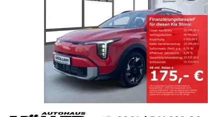 Neu Kia Stonic Vision 101 PS (74 kW) 2025 Rot SUV