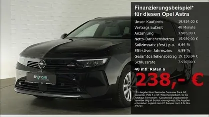 Gebraucht Opel Astra Elegance 131 PS (96 kW) 2023 Kombi