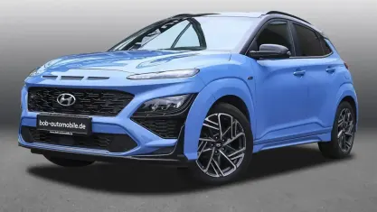 Gebraucht Hyundai Kona N Line 120 PS (88 kW) 2021 Blau SUV