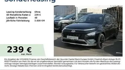 Nouă Hyundai Bayon Blackline 90 CP (66 kW) 2026 Negru SUV