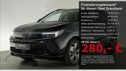 Schwarz Gebraucht 2024 Opel Grandland X SUV | 23.424 € (Fairer Preis)