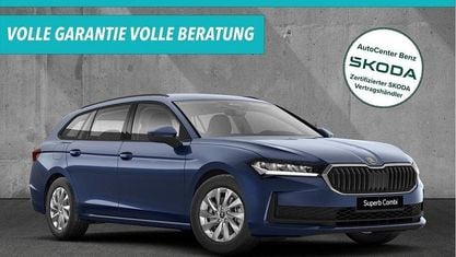 Nowe Skoda Superb Essence 150 KM (110 kW) 2025 Niebieski Kombi