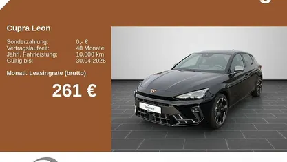 Midnight schwarz metallic (metallic) Gebraucht 2025 Cupra Leon Limousine | 29.380 € (Superpreis)