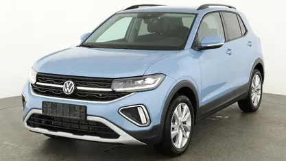 Clear blue metallic Neu 2025 VW T-Cross Life SUV | 29.445 € (Fairer Preis)