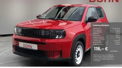 Rot Neu 2025 Fiat Grande Panda Red Kleinwagen | 22.490 € (Guter Preis)