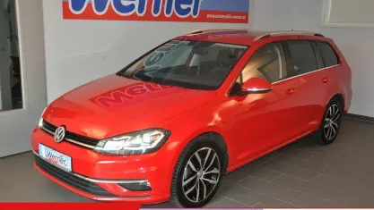 Gebraucht VW Golf VII Highline 150 PS (110 kW) 2018 Rot Kombi
