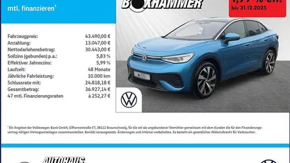 Blau Gebraucht 2024 VW ID.5 Pro SUV | 43.490 € (Superpreis)