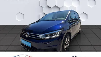 Second-hand VW Touran Comfortline 150 CP (110 kW) 2025 Albastru Monovolum