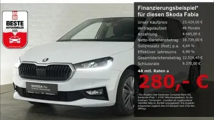 Gebraucht Skoda Fabia Selection 150 PS (110 kW) 2025 Moon weiß Kleinwagen