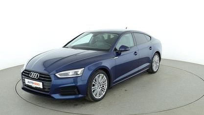 Używany Audi A5 Sportback Sport 190 KM (139 kW) 2018 Niebieski Hatchback