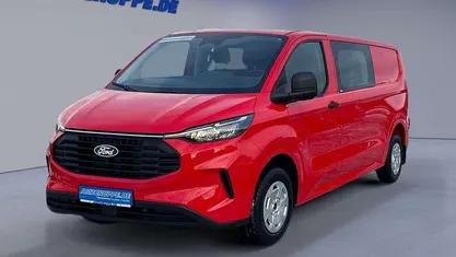 Nouă Ford Transit Custom Trend 136 CP (100 kW) 2025 Roșu Berlinǎ