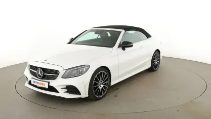 Occasion Mercedes C200 AMG line 2018 Blanc Cabriolet