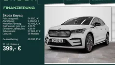 2y moonweiss metallic Gebraucht 2025 Skoda Enyaq iV RS SUV | 53.450 € (Fairer Preis)