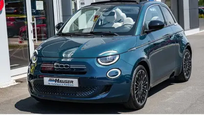 Neu Fiat 500C La Prima 65 PS (47 kW) 2026 Gruen Cabrio