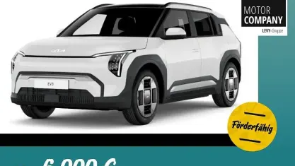 Neu Kia EV3 Air 150 kW (204 PS) 2026 Weiß SUV