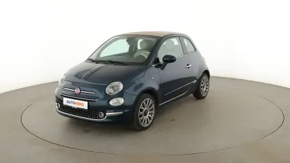 Używany Fiat 500C Lounge 69 KM (50 kW) 2015 Niebieski Kabriolet