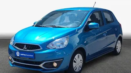 Gebraucht Mitsubishi Space Star Edition 71 PS (52 kW) 2018 Atoll blau perleffekt Kleinwagen